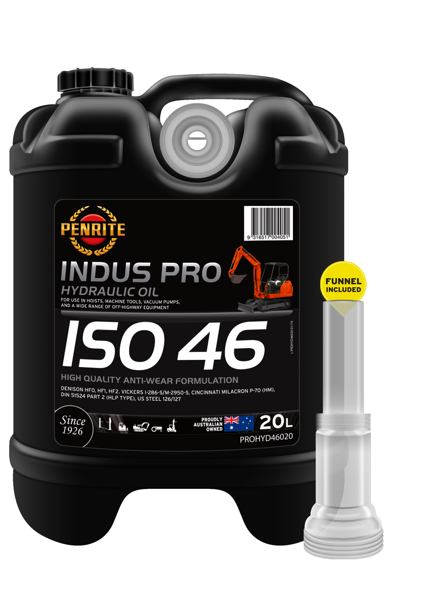INDUS Pro Hydraulic 46 - Penrite 20L