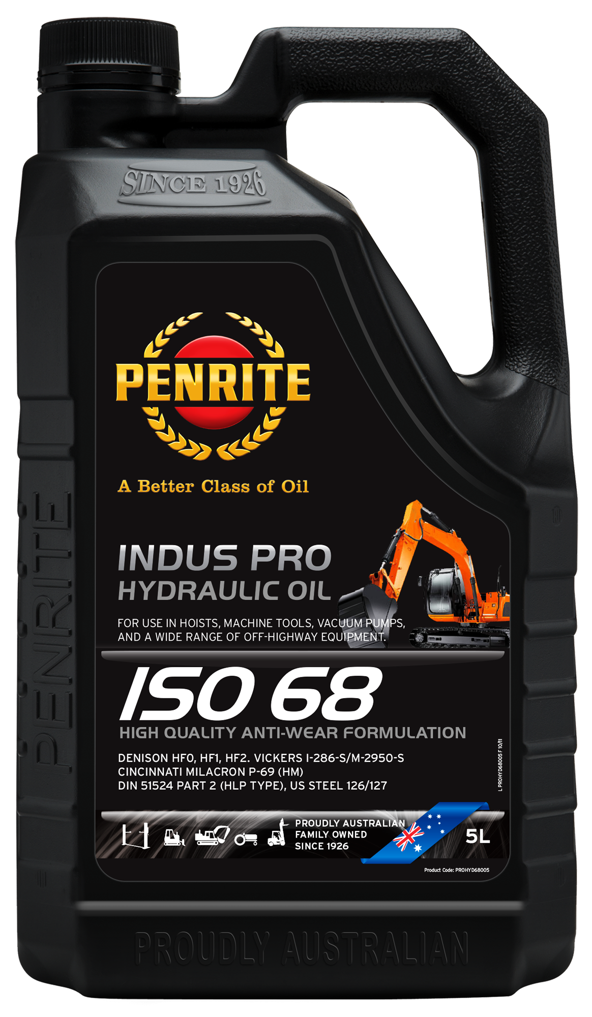 INDUS Pro Hydraulic 68 - Penrite | Universal Auto Spares