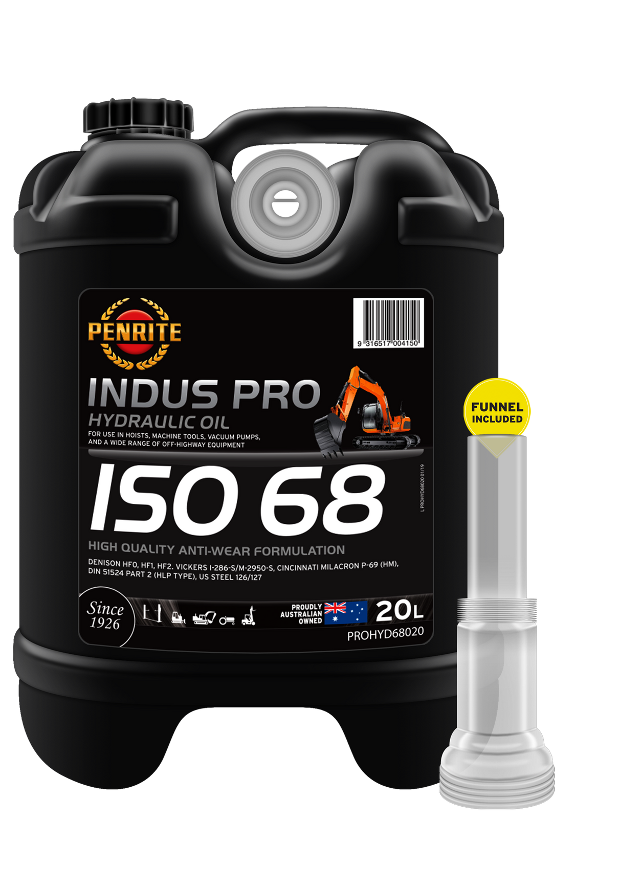 INDUS Pro Hydraulic 68 - Penrite | Universal Auto Spares