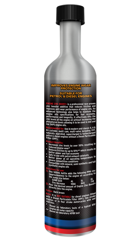 Pro Series Engine Zinc Boost+ 500ml - Penrite
