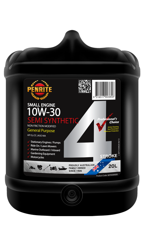 Small Engine 4 Stroke 10W-30 (Semi Syn) - Penrite 20L