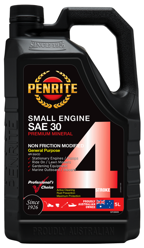 Small Engine 4 Stroke SAE 30 (Mineral) - Penrite 5L