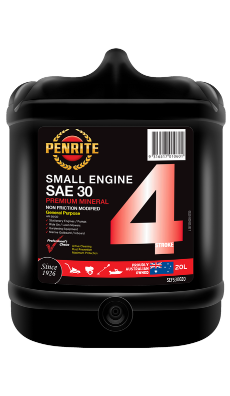 Small Engine 4 Stroke SAE 30 (Mineral) - Penrite 20L