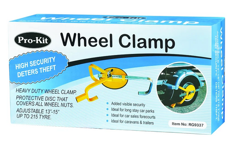 Security Clamp With Round With Wheel Nut Security Disc - Pro-Kit