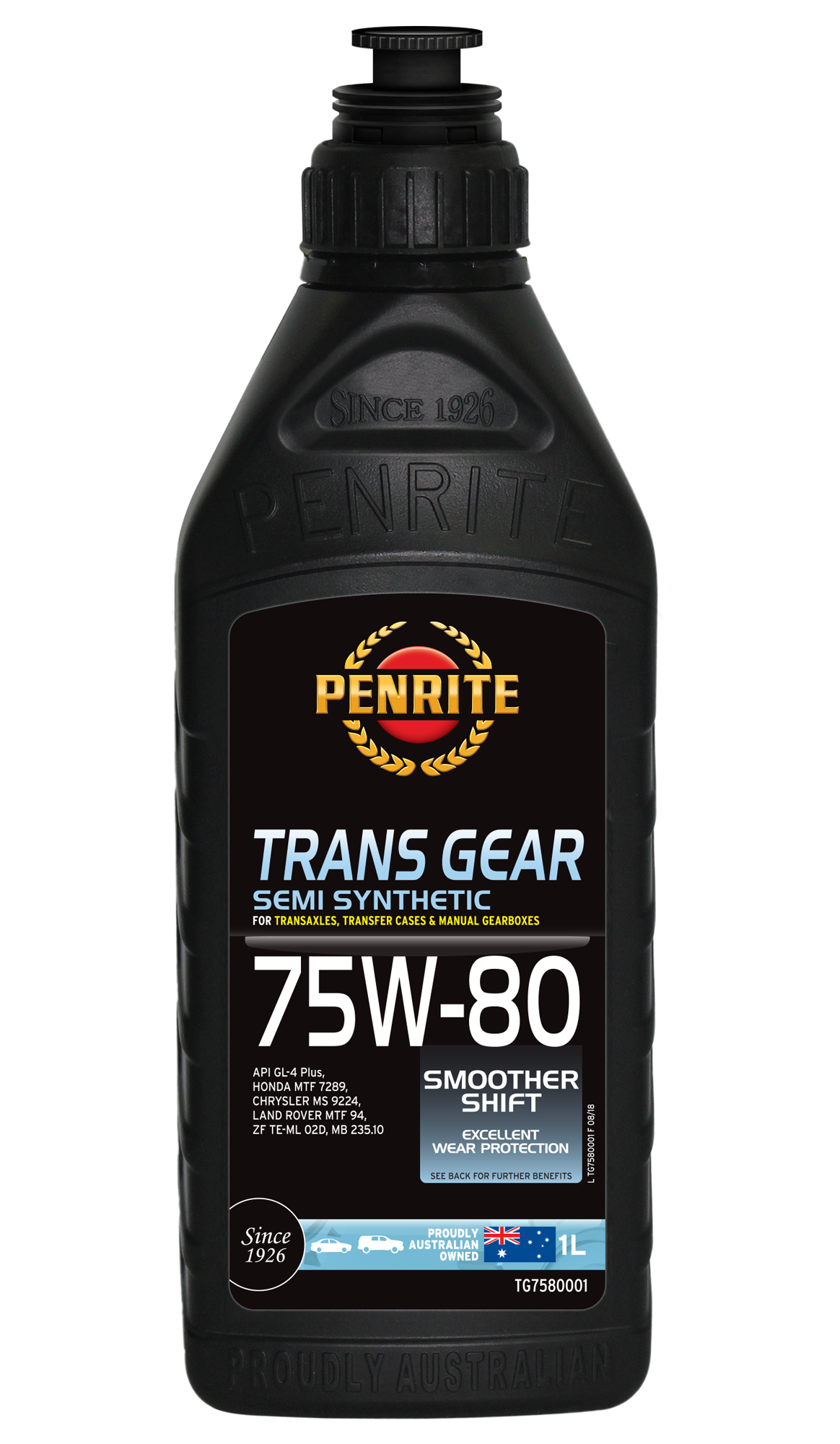 TRANS GEAR 75W-80 (SEMI SYN) - Penrite 1L