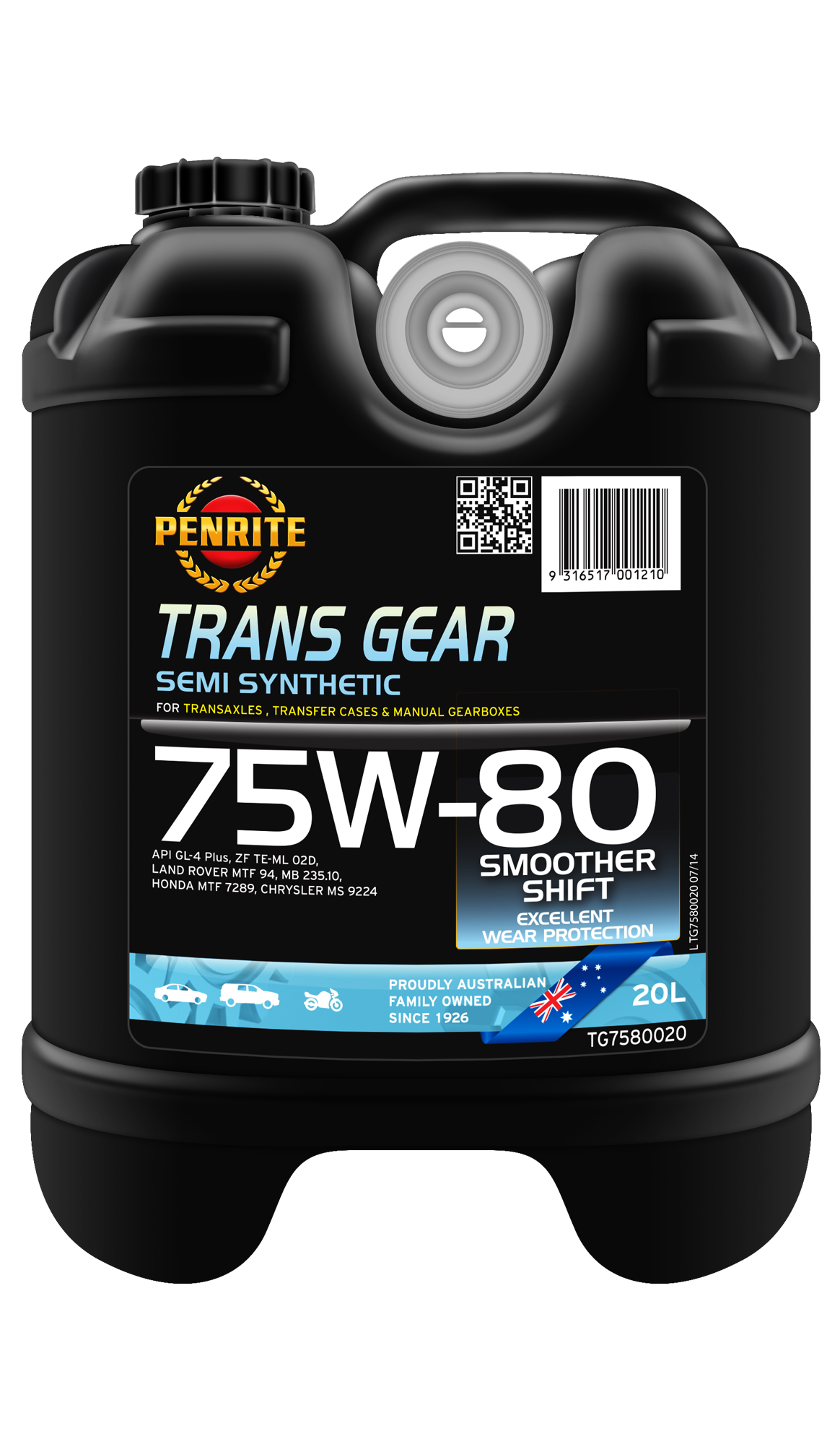 TRANS GEAR 75W-80 (SEMI SYN) - Penrite | Universal Auto Spares