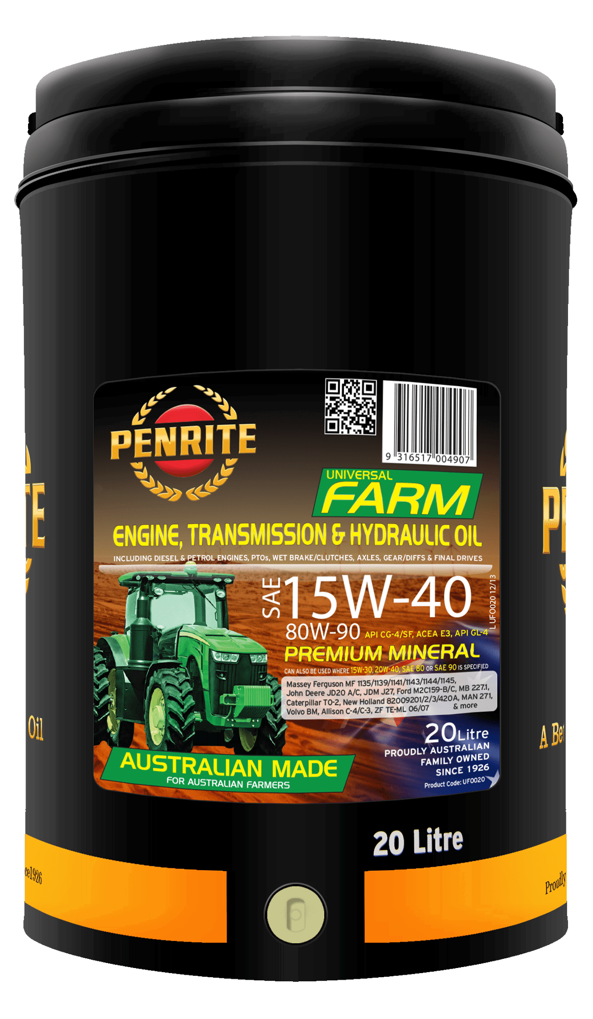 Universal Farm Oil 15W-40 (STOU) 20L - Penrite