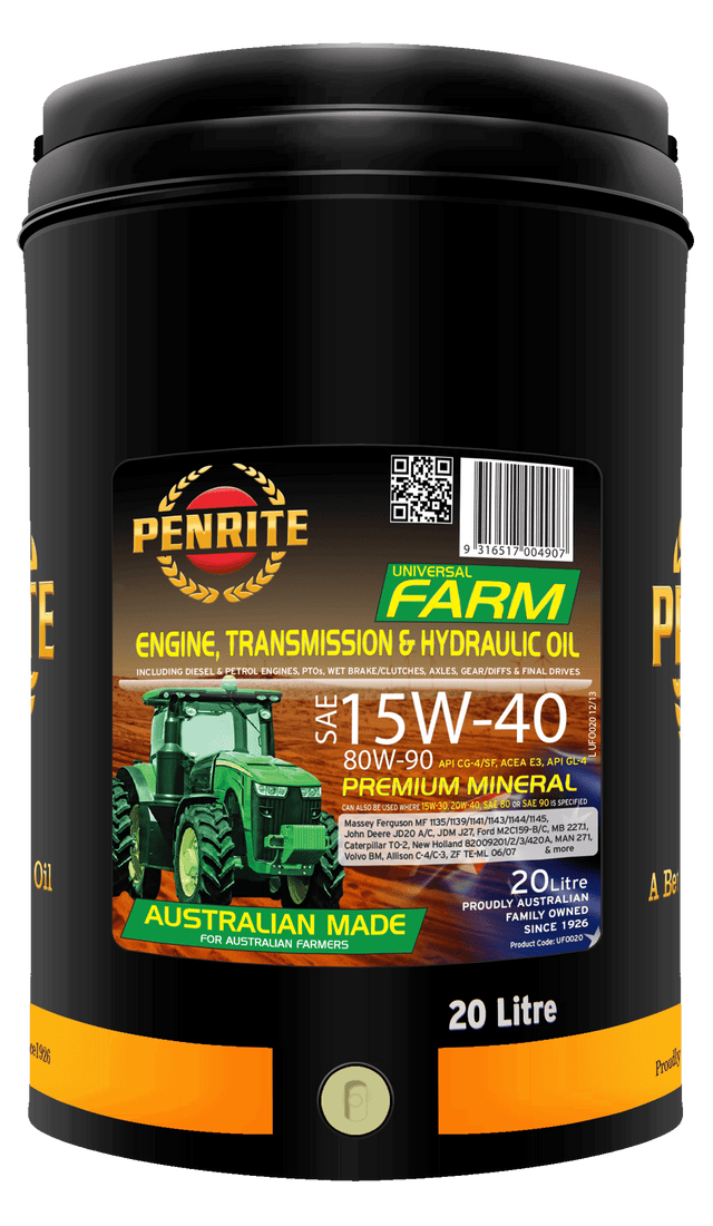 Universal Farm Oil 15W-40 (STOU) 20L - Penrite | Universal Auto Spares