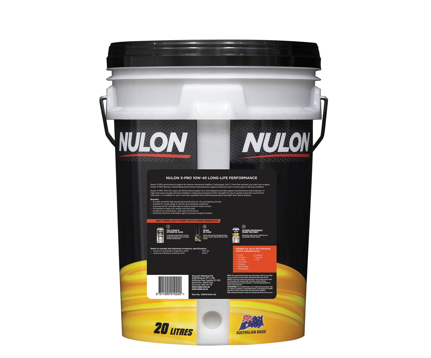 X-PRO 10W-40 Long-Life Performance - Nulon
