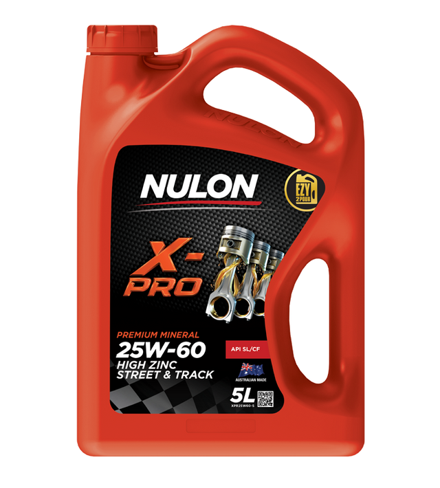 X-PRO 25W-60 High Zinc Street & Track 5L - Nulon