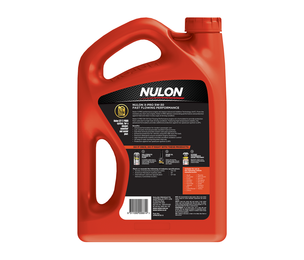 X-PRO 5W-30 Fast Flowing Performance - Nulon