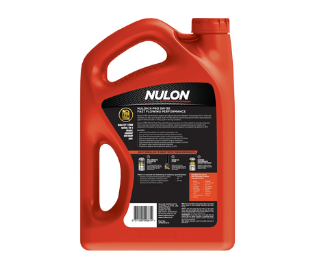 X-PRO 5W-30 Fast Flowing Performance - Nulon