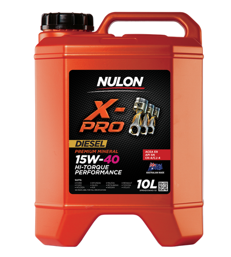 X-PRO 15W-40 Hi-Torque Performance - Nulon 10L