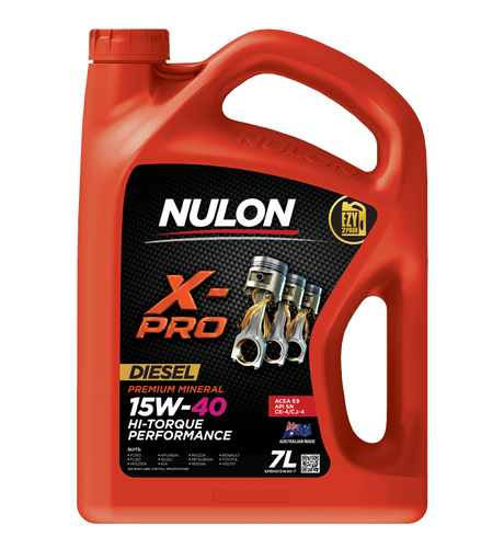 X-PRO 15W-40 Hi-Torque Performance - Nulon 7L
