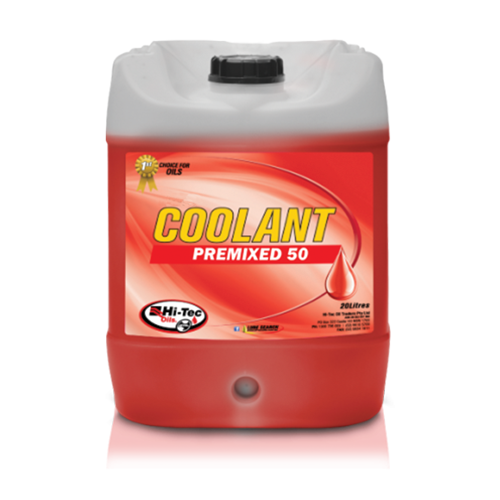 Organic Coolant 50% Red 20L - Hi-Tec Oils