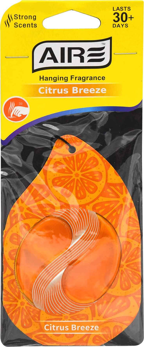 Citrus Breeze Hanging Fragrance Air Freshener - Aromate Air | Universal Auto Spares