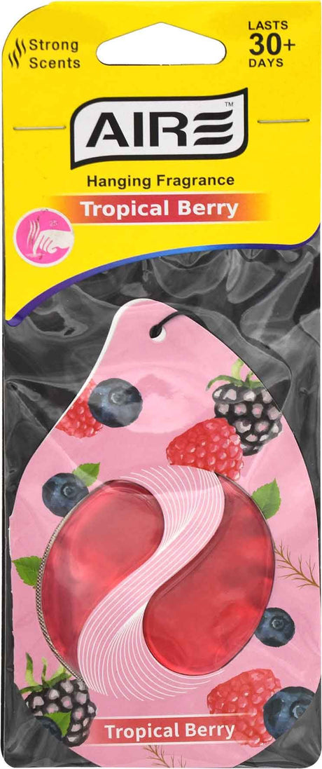 Tropical Berry Hanging Fragrance Air Freshener - Aromate Air | Universal Auto Spares