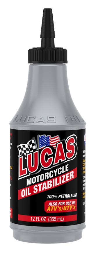 Motorcycle Oil Stabilizer 12 Ounce - Lucas Oil