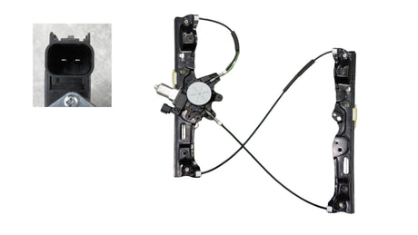 Front Window Regulator LHS (2-Pin, With Motor) Ford Ranger PX 09/2011 - 12/2022 FDRG-WIR-07L - Sterling Parts