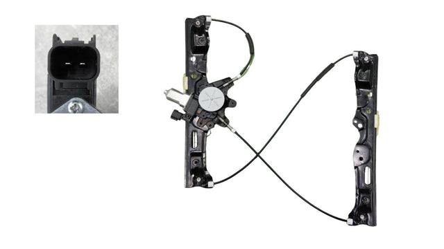 Front Window Regulator LHS (2 - Pin, With Motor) Ford Ranger PX 09/2011 - 12/2022 FDRG - WIR - 07L - Sterling Parts - Window Regulators & Winders - Sterling Parts