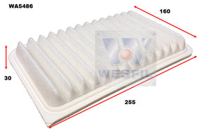 Air Filter A1987 Fits Suzuki WA5486 - Wesfil