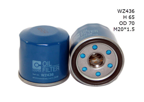 Oil Filter Z436 Multi Applic. WZ436 - Wesfil