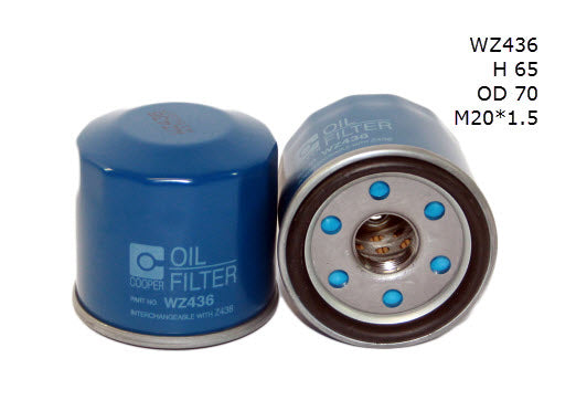 Oil Filter Z436 Multi Applic. WZ436 - Wesfil | Universal Auto Spares