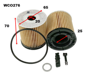 Oil Filter R2936P Fits Hyundai/Kia WCO276 - Wesfil