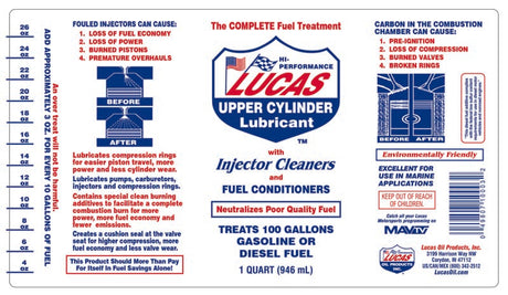 Fuel Treatment (Cleans & Lubricates) - Lucas Oil | Universal Auto Spares