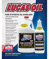 Pure Synthetic Oil Stabilizer 1 Quart - Lucas Oil | Universal Auto Spares