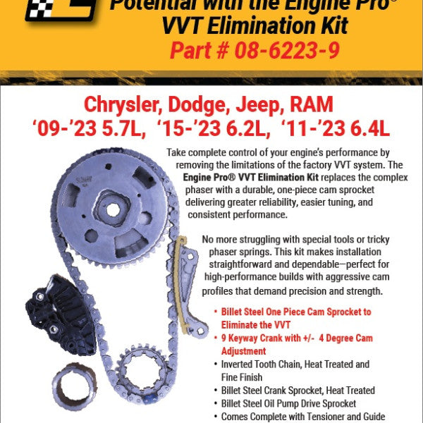 Timing Chain Kit CHRYSLER 5.7L 6.2L 6.4L V8 08-6223-9 - ENGINE PRO