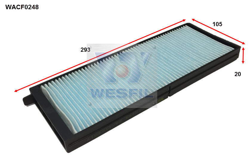 Cabin Filter Fits Mahindra WACF0248 - Wesfil | Universal Auto Spares