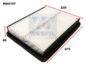 Air Filter A1740/A1779 Fits Hyundai WA5197 - Wesfil