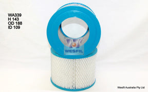 Air Filter A339 Fits Toyota WA339 - Wesfil