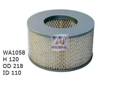 Air Filter A1438 Fits Toyota WA1058 - Wesfil | Universal Auto Spares