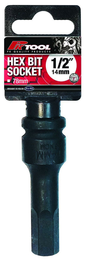 1/2” DR 14mm Impact Hex Bits Socket - PKTool