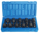 10 Piece 1/2 Drive Hex Driver Metric Ball-End Blow-Mold Case - Impact Tools