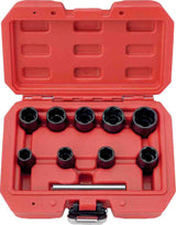 10 Pieces 3/8” DR Spiral Twist Socket Set - PKTool