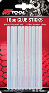 10 Pieces Glue Sticks 6.5mm Diameter General Purpose Hot Melt - PKTool