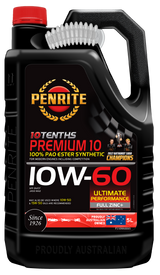 10 Tenth Premium 10W-60 (100% PAO & ESTER) - Penrite | Universal Auto Spares