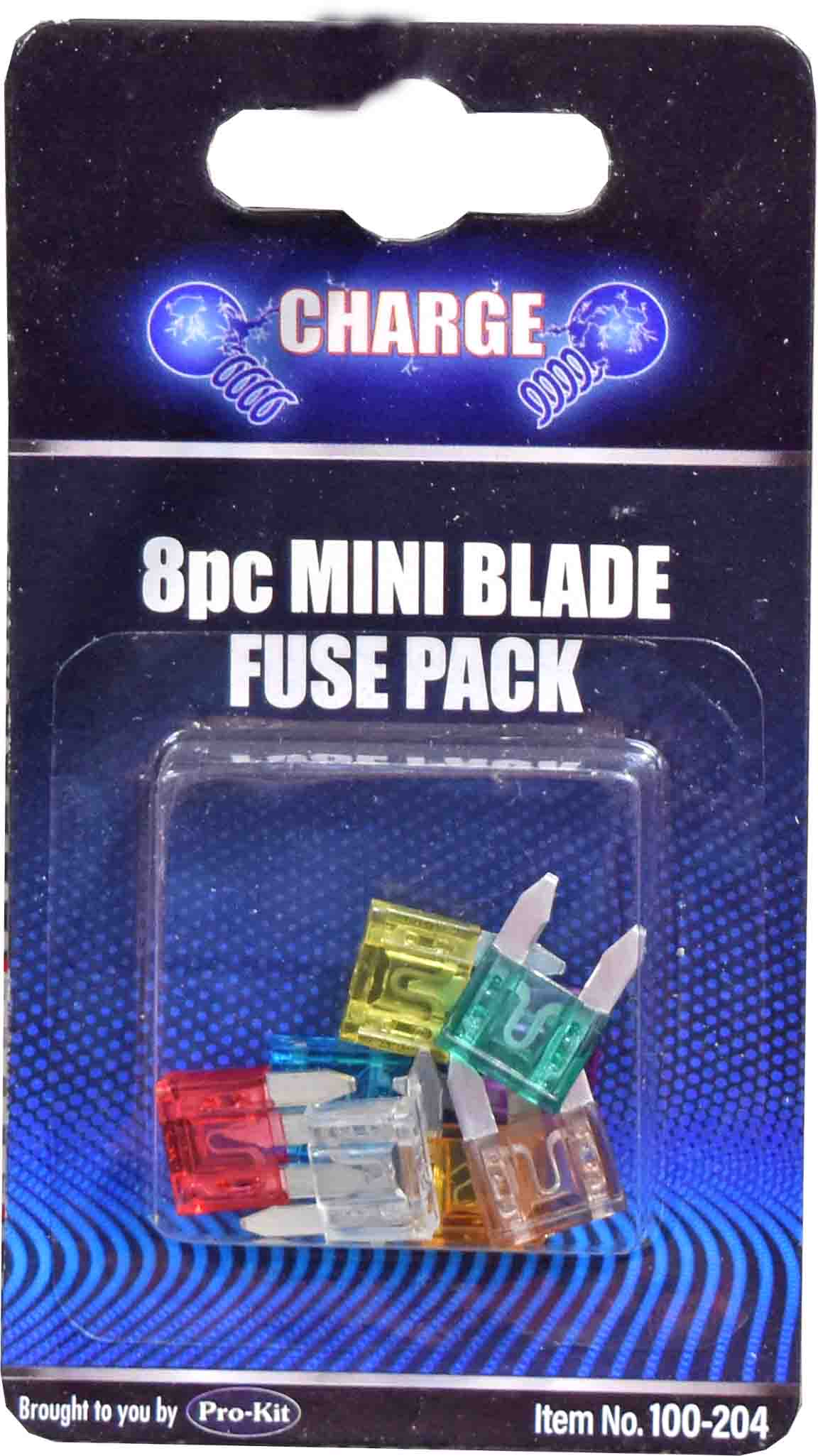 Fuse Pack 8 Piece Mixed Mini Blade - Charge