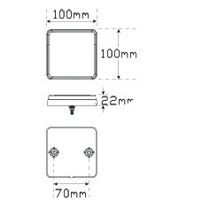 101 Series Stop/Tail/Indicator/Reflector 12 Volt Twin Blister - LED AutoLamps | Universal Auto Spares