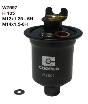 EFI Fuel Filter Z597 Fits Lexus WZ597 - Wesfil