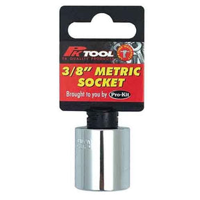 10mm 6PT 3/8” Drive Metric Cr-V Regular Socket - PKTool