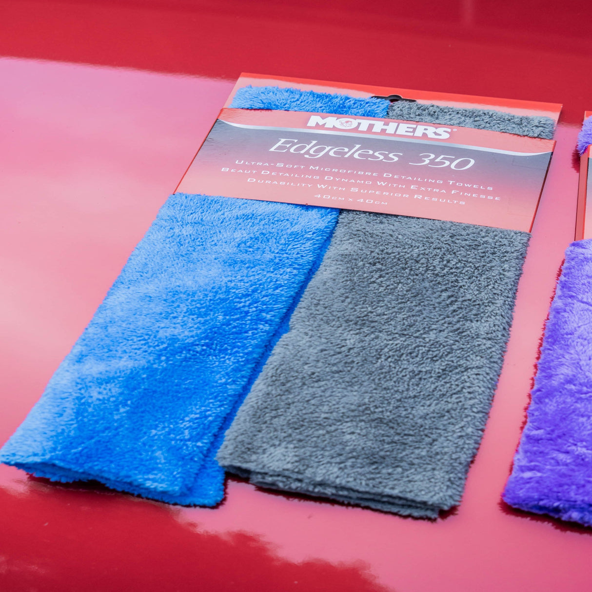EDGELESS 350 MICROFIBRE DETAILING TOWELS - Mothers