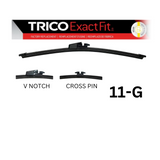 Exact Fit Rear Blade 12" (Single) (EXRMR12) 12-J - Trico | Universal Auto Spares