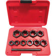 11 Pieces External Drive Thin Twist Extractor Socket Set - PKTool | Universal Auto Spares