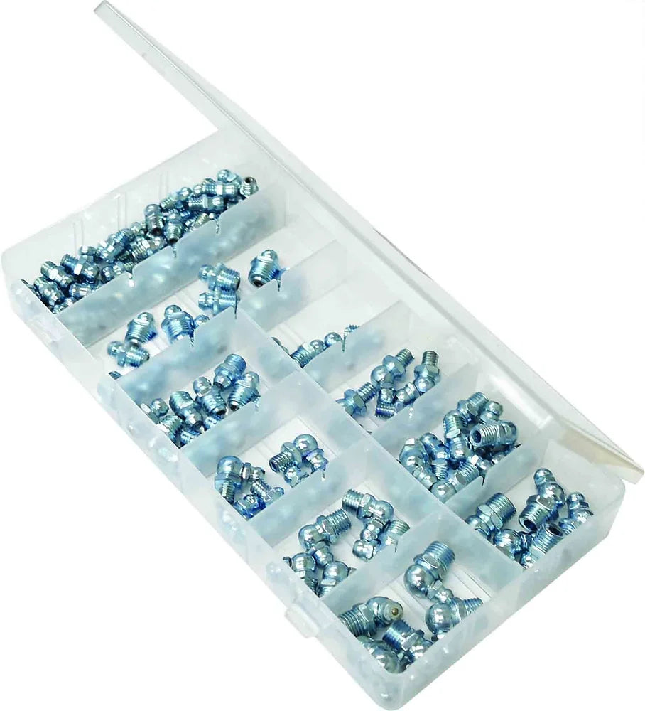 110 Piece Grease Nipple Assortment - PKTool | Universal Auto Spares