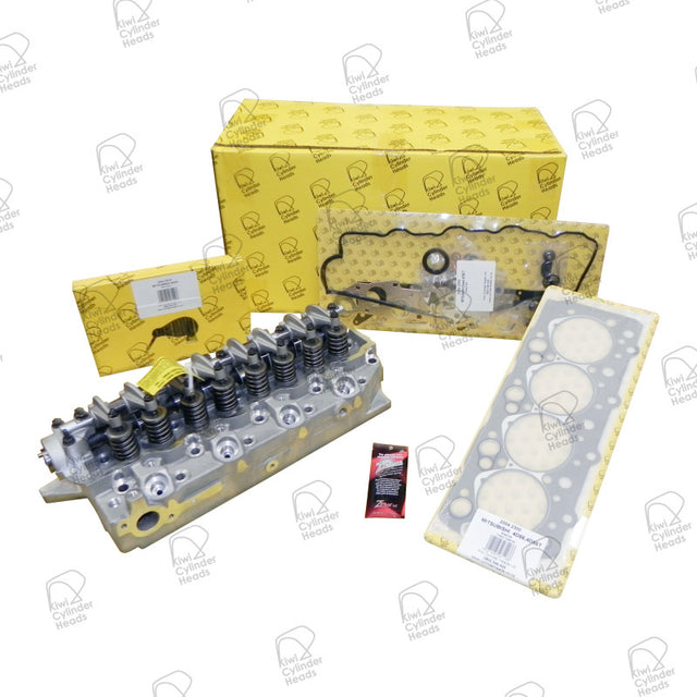 Complete Assembled Cylinder Head Kit for Mitsubishi 4D56B 8v Recessed — 11041089 — view 1