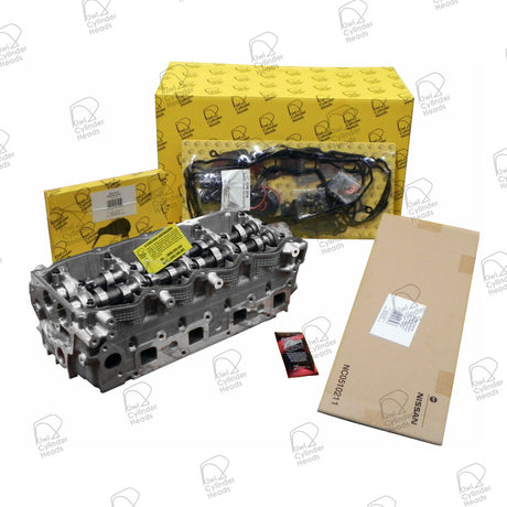 Complete Assembled Cylinder Head Kit Nissan YD25 CR 4x Inlet Port 11061194 - Kiwi Cylinder Heads